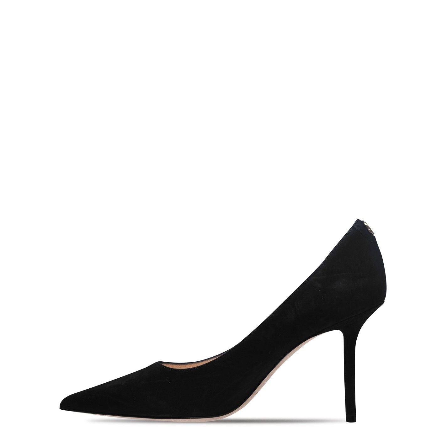 Jimmy Choo Women's Love Suede 85h Heels Black