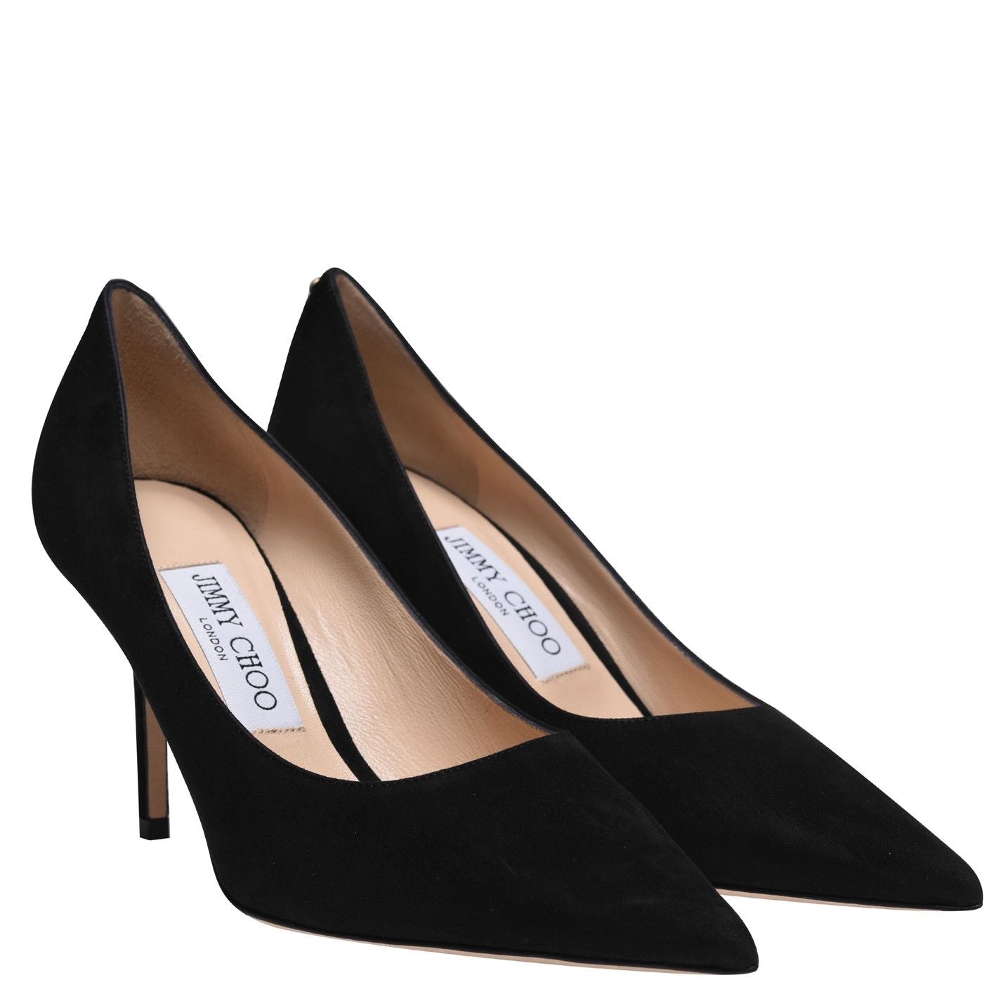 Jimmy Choo Women's Love Suede 85h Heels Black