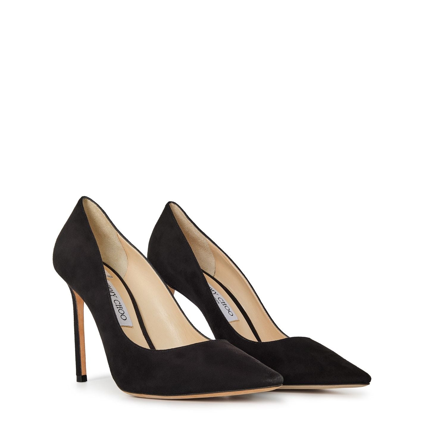 Jimmy Choo Women's Romy 100 Leather Heels Black