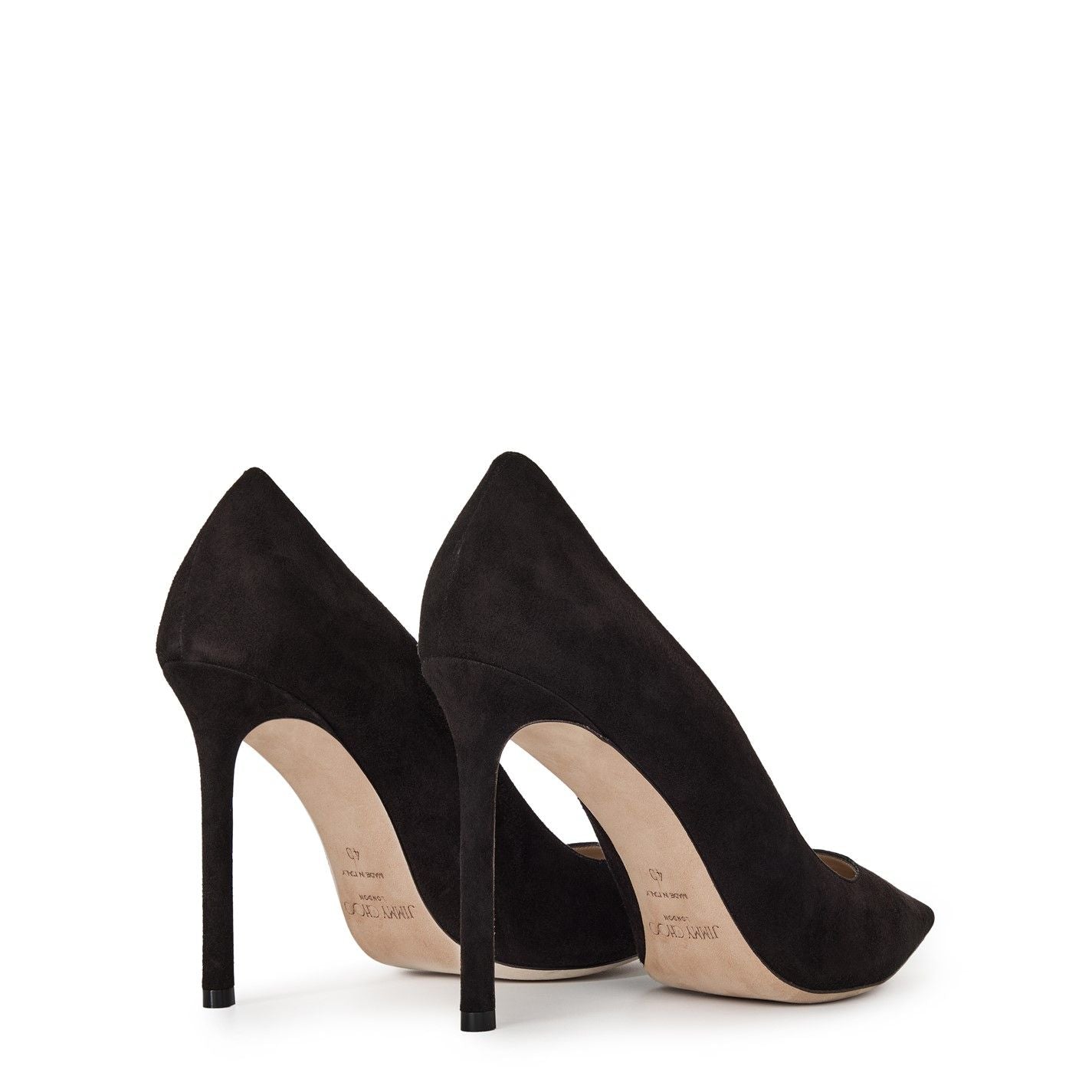 Jimmy Choo Women's Romy 100 Leather Heels Black