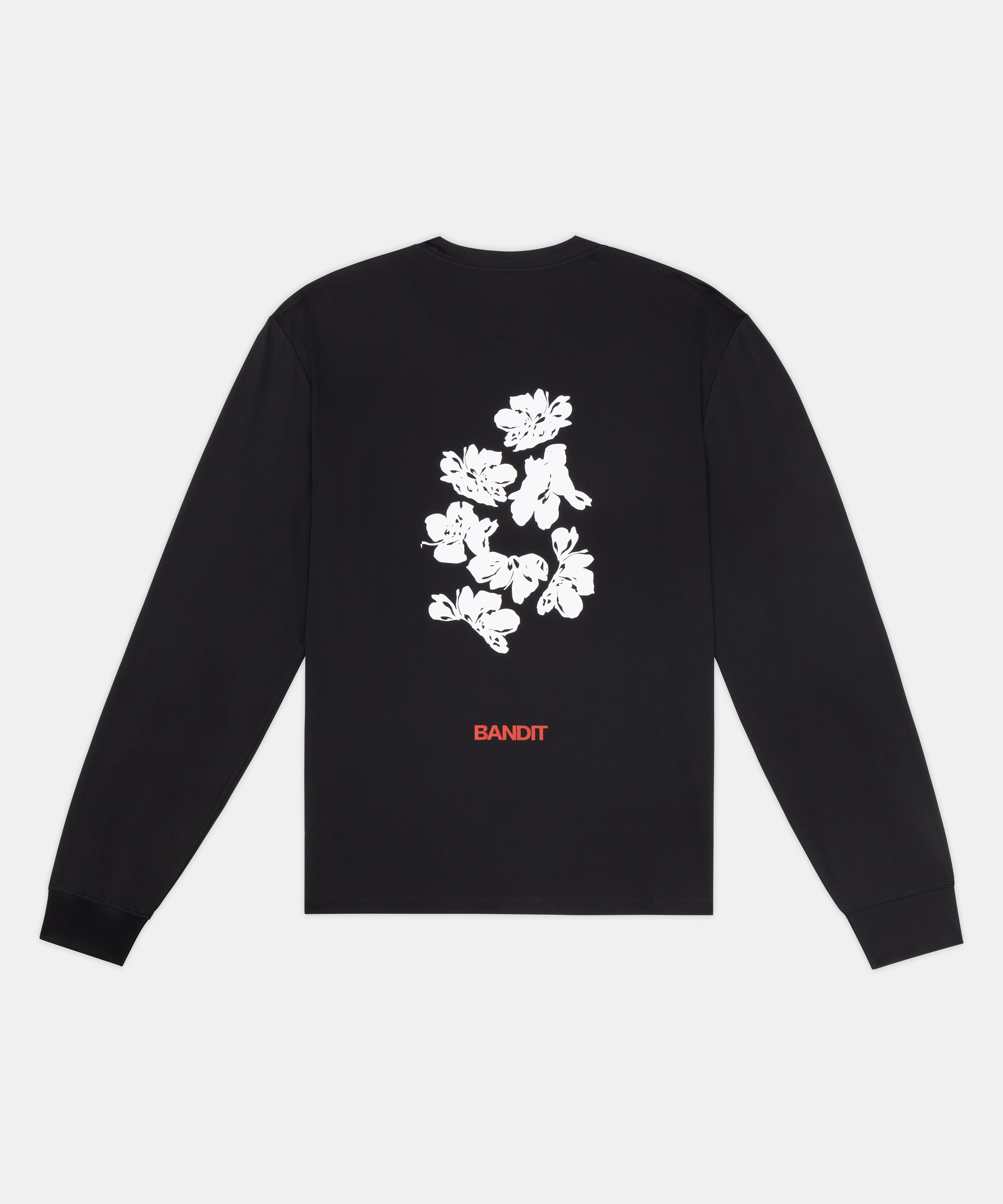 Bandit Unisex Nanomesh Fleura Long Sleeve Black