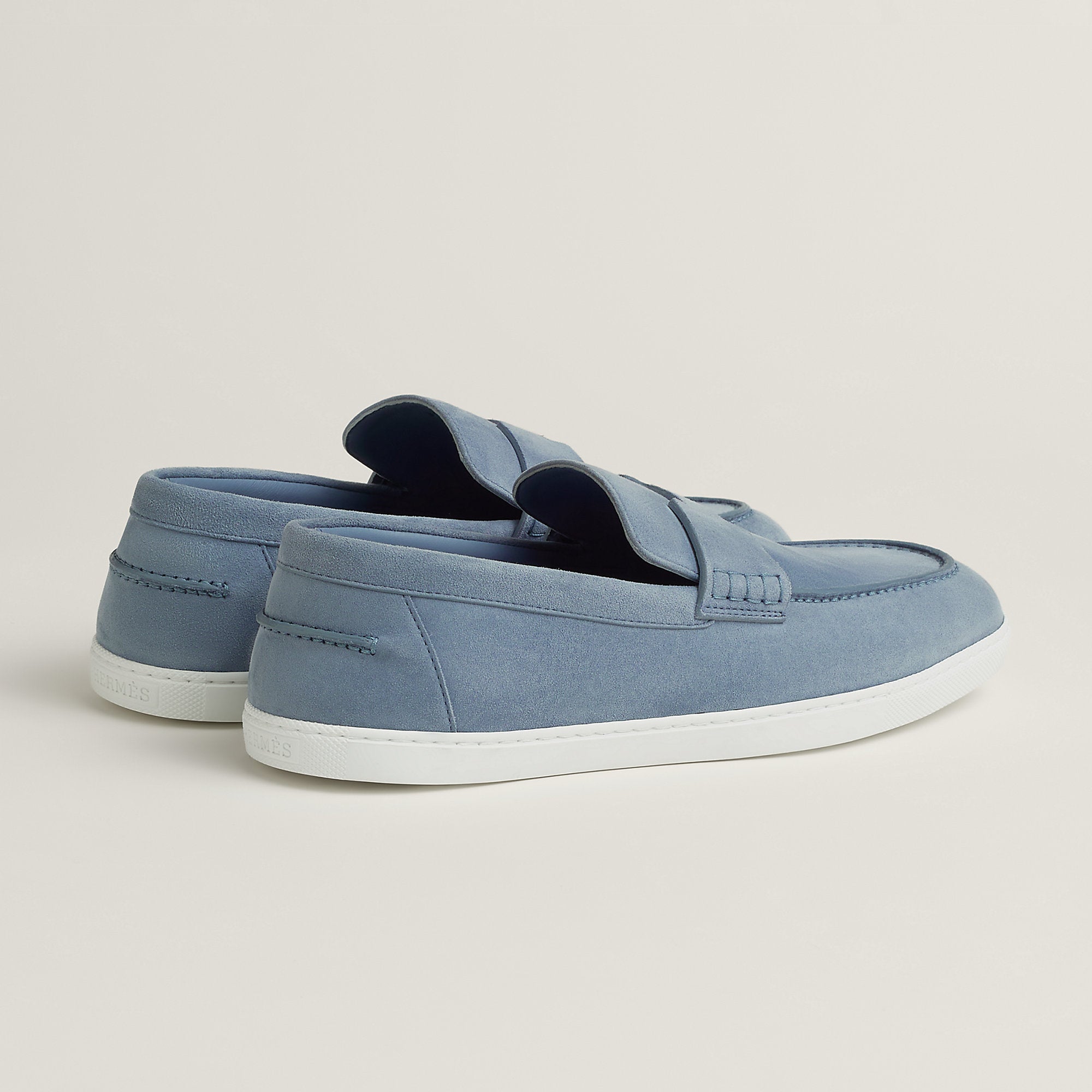  Hermes Job Loafer Bleu Grignon