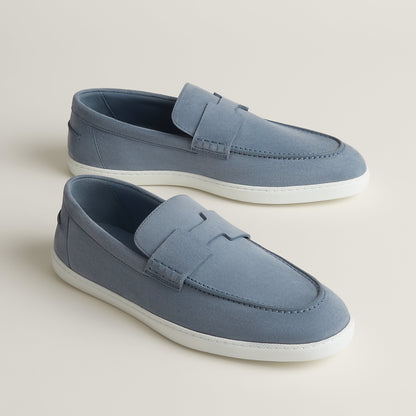  Hermes Job Loafer Bleu Grignon
