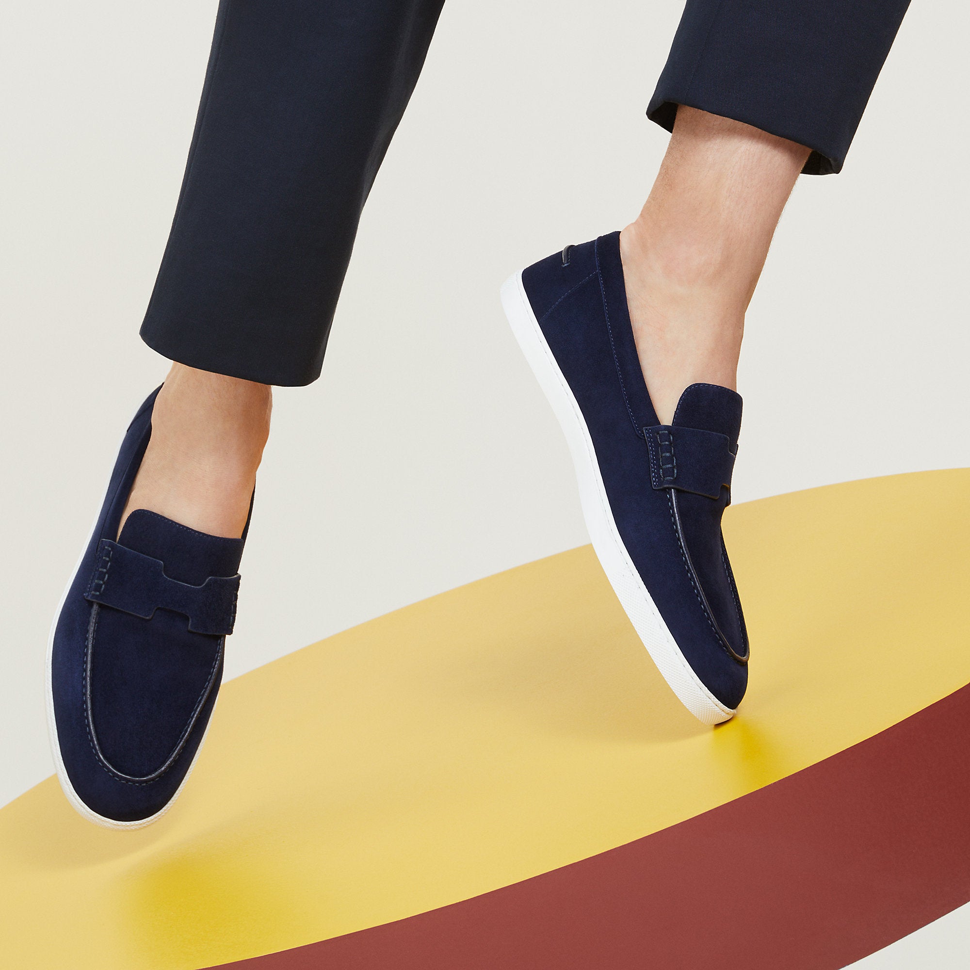  Hermes Job Loafer Marine