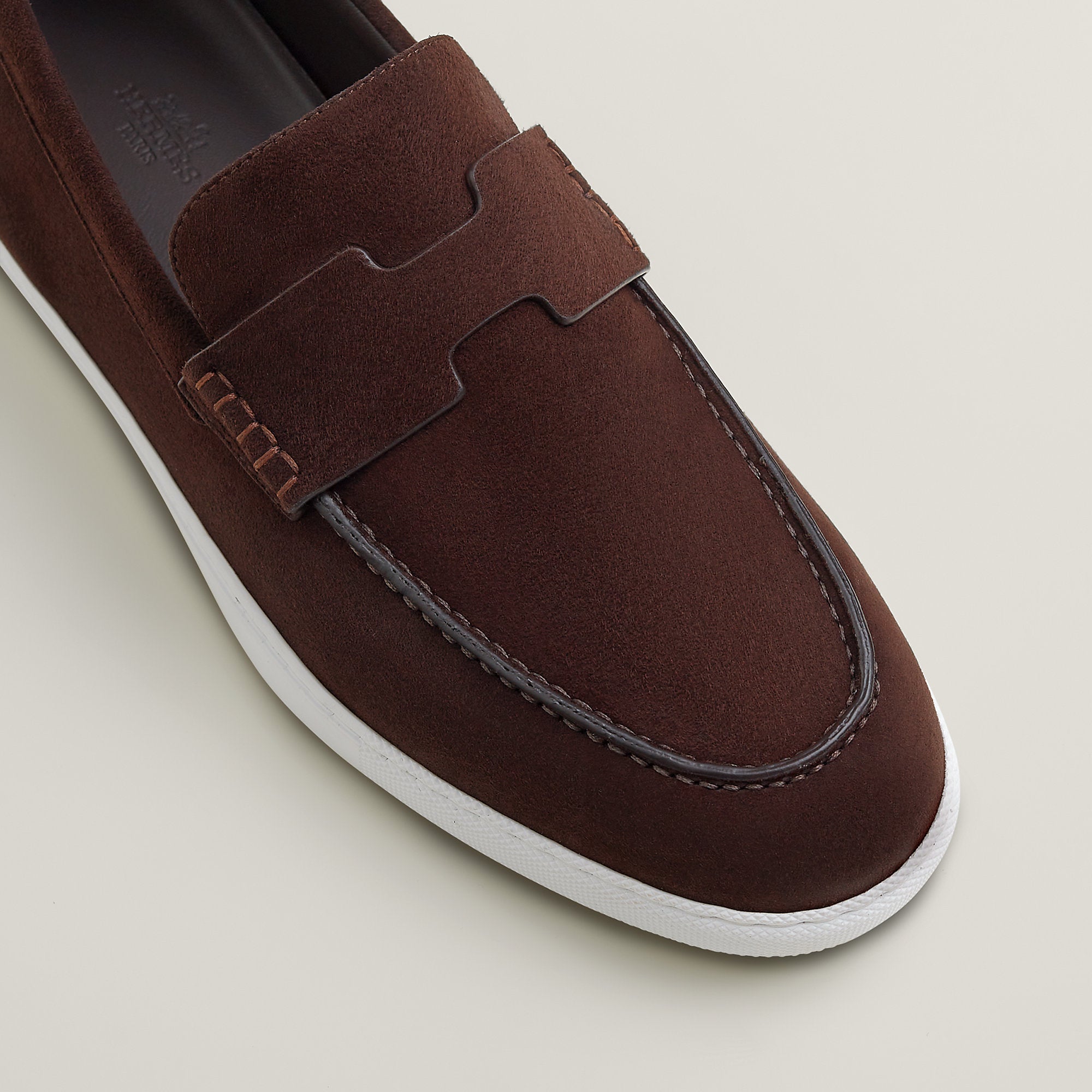  Hermes Job Loafer Marron Bne