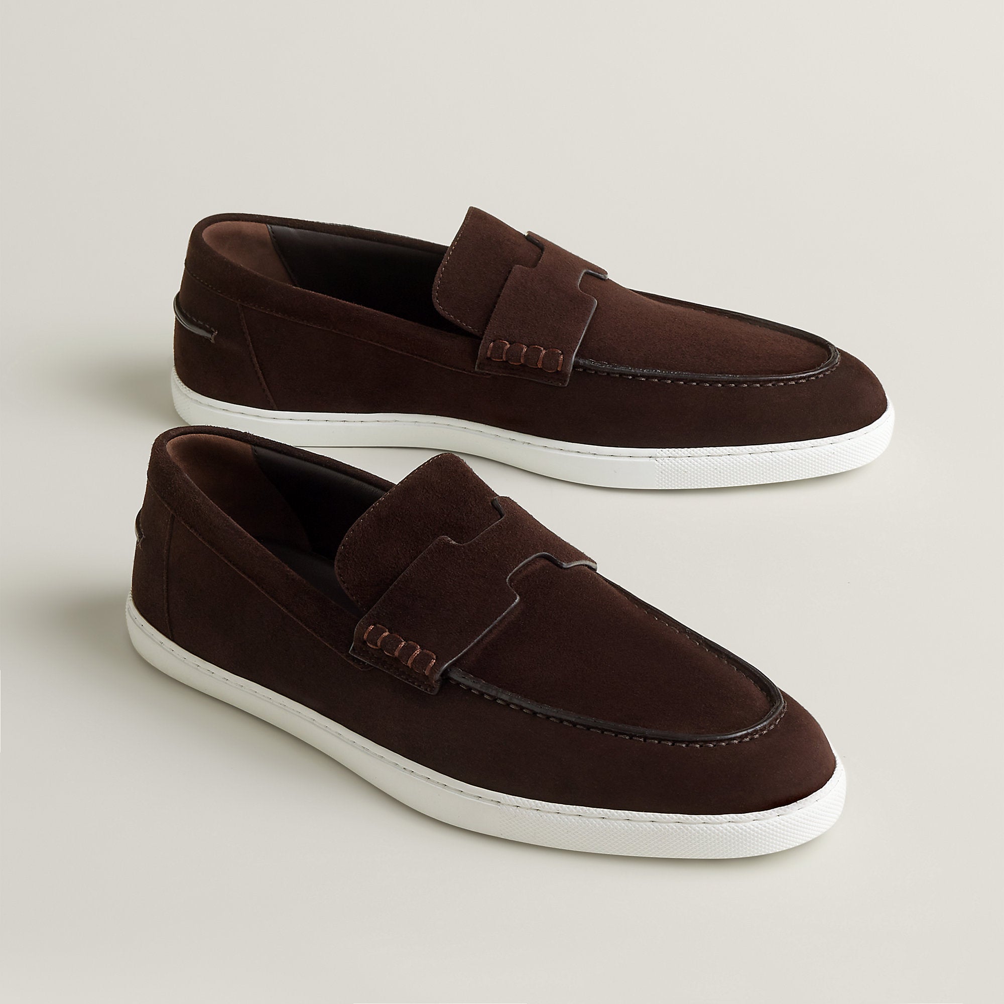 Hermes Job Loafer Marron Bne