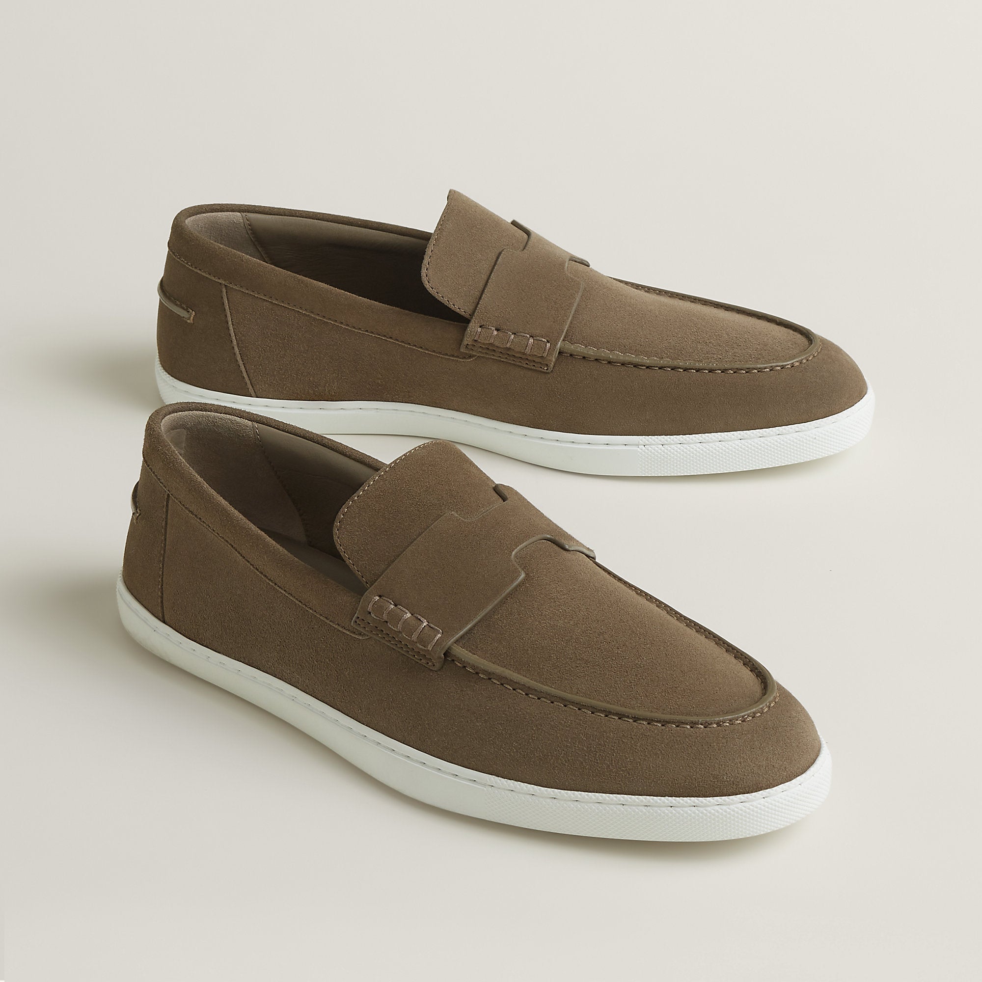  Hermes Job Loafer Toupe