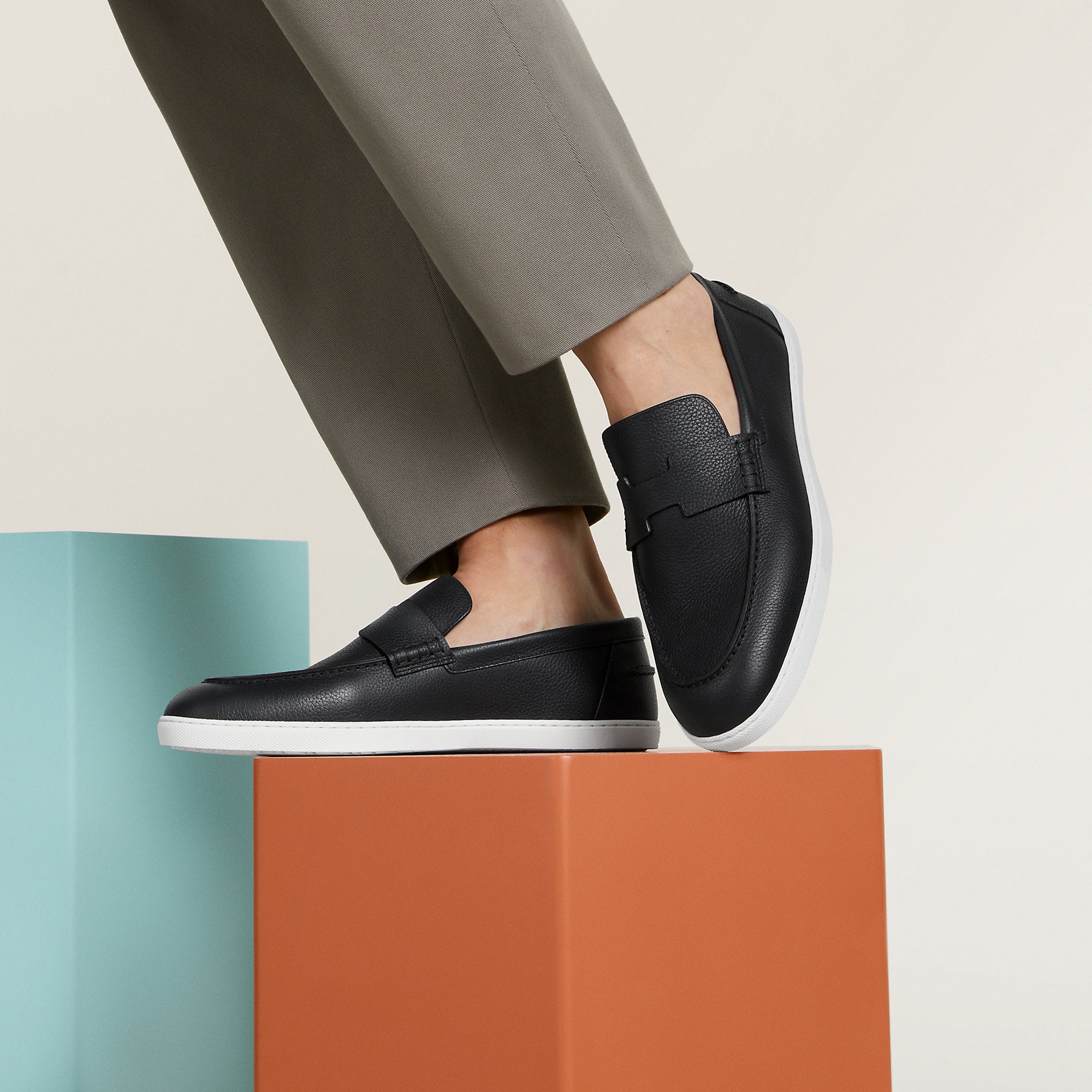  Hermes Job Loafer Noir