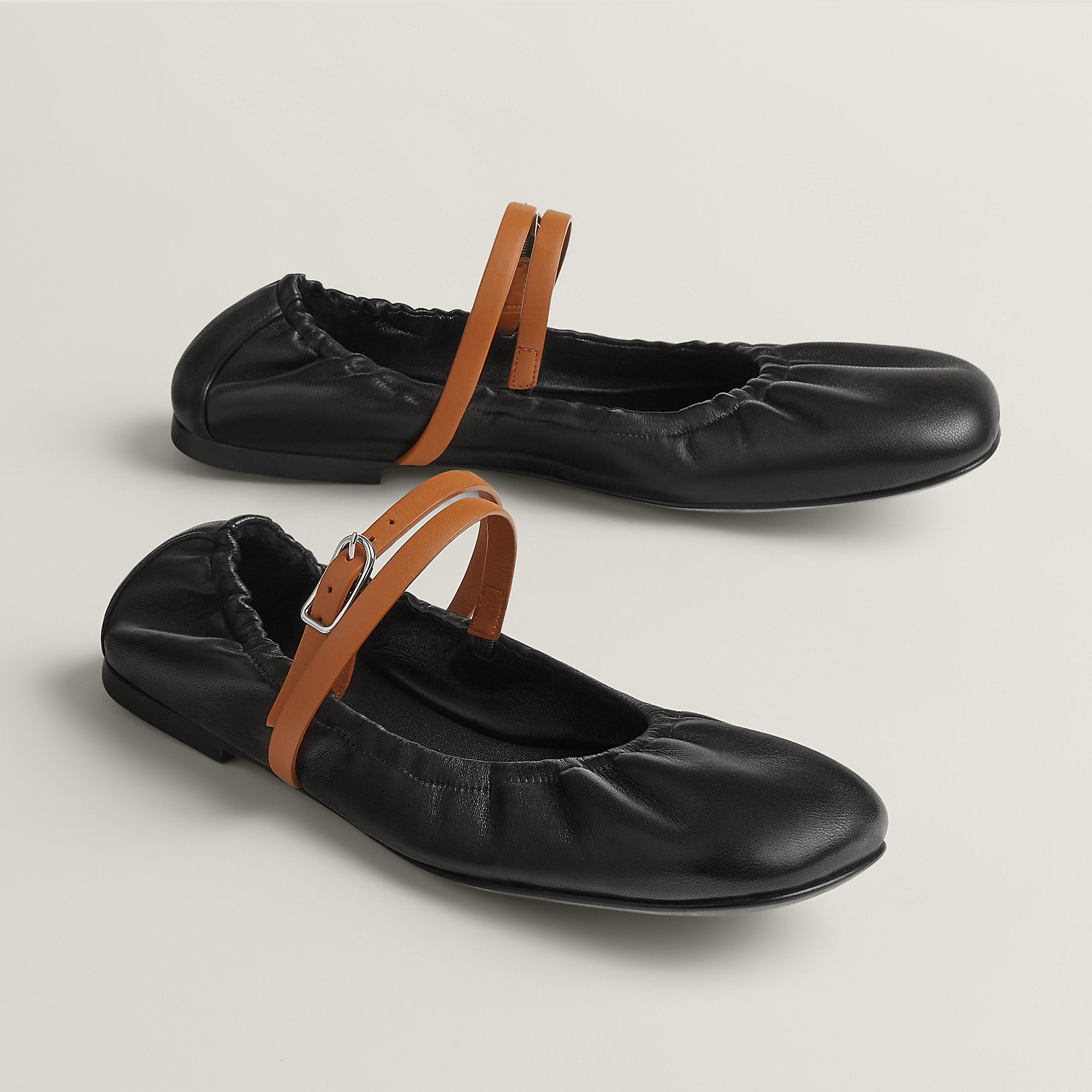  Hermes Jolly Ballet Flat Noir