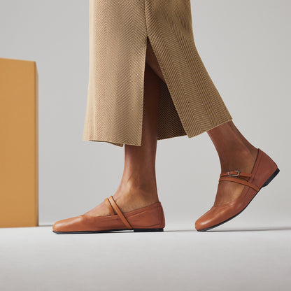  Hermes Jolly Ballet Flat Naturel