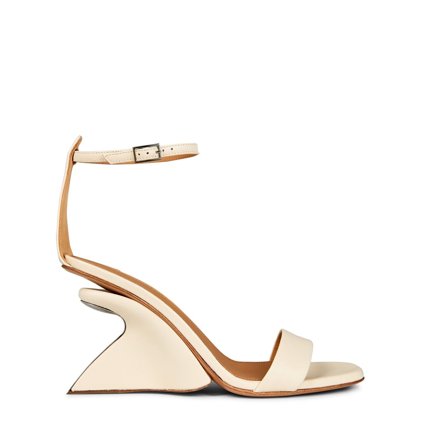  Jug Wedge Sandals Off White