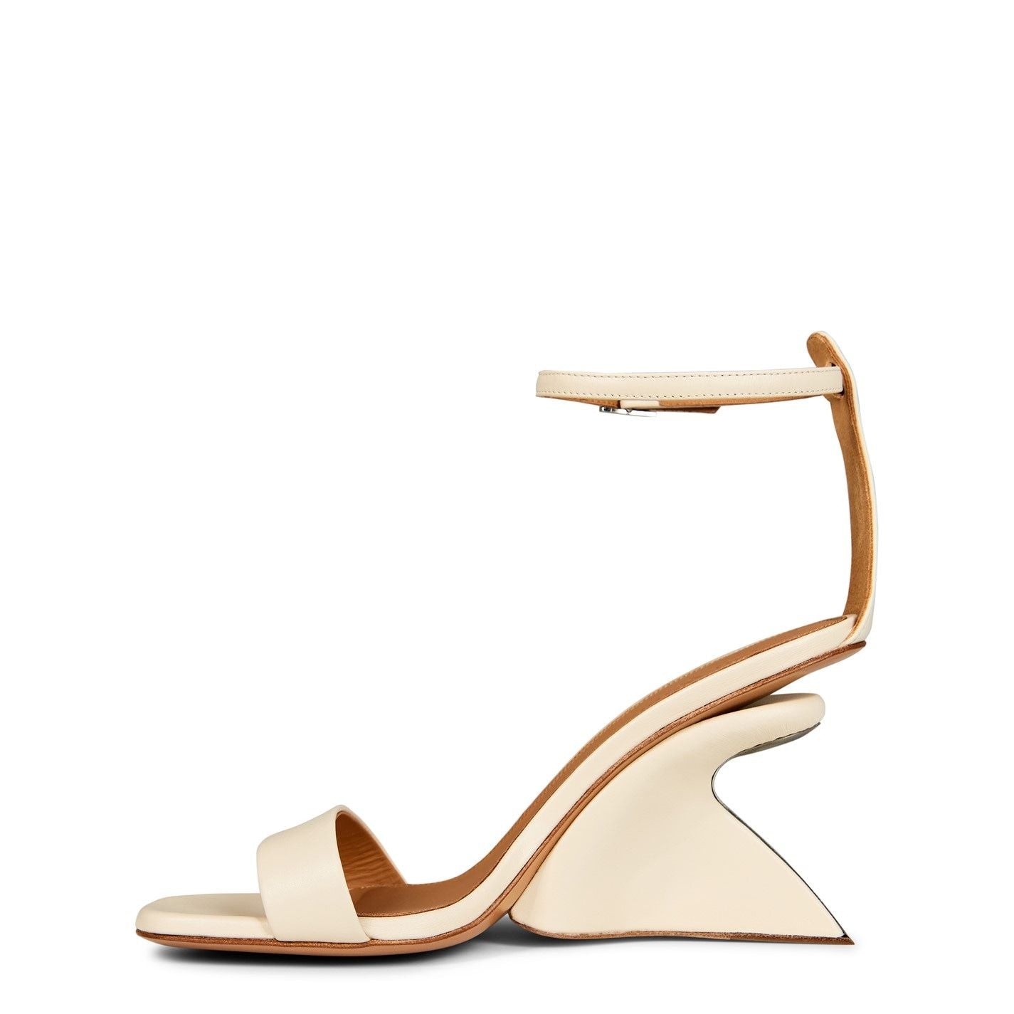  Jug Wedge Sandals Off White