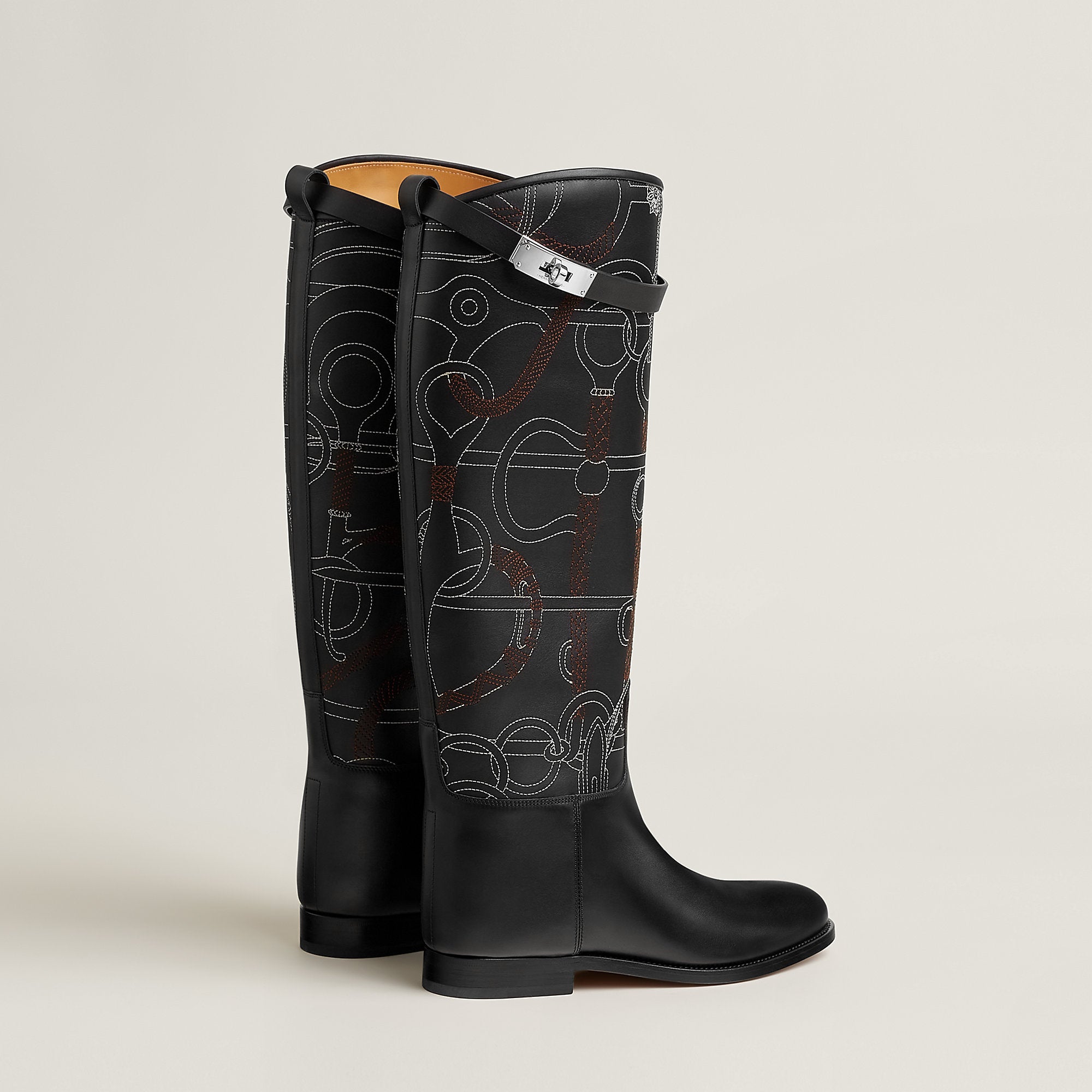  Hermes Jumping Shorter Boot Noir