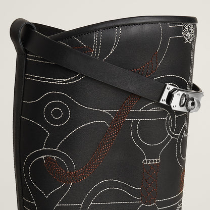  Hermes Jumping Shorter Boot Noir