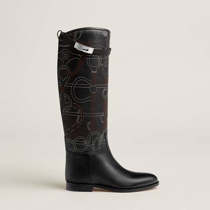  Hermes Jumping Shorter Boot Noir