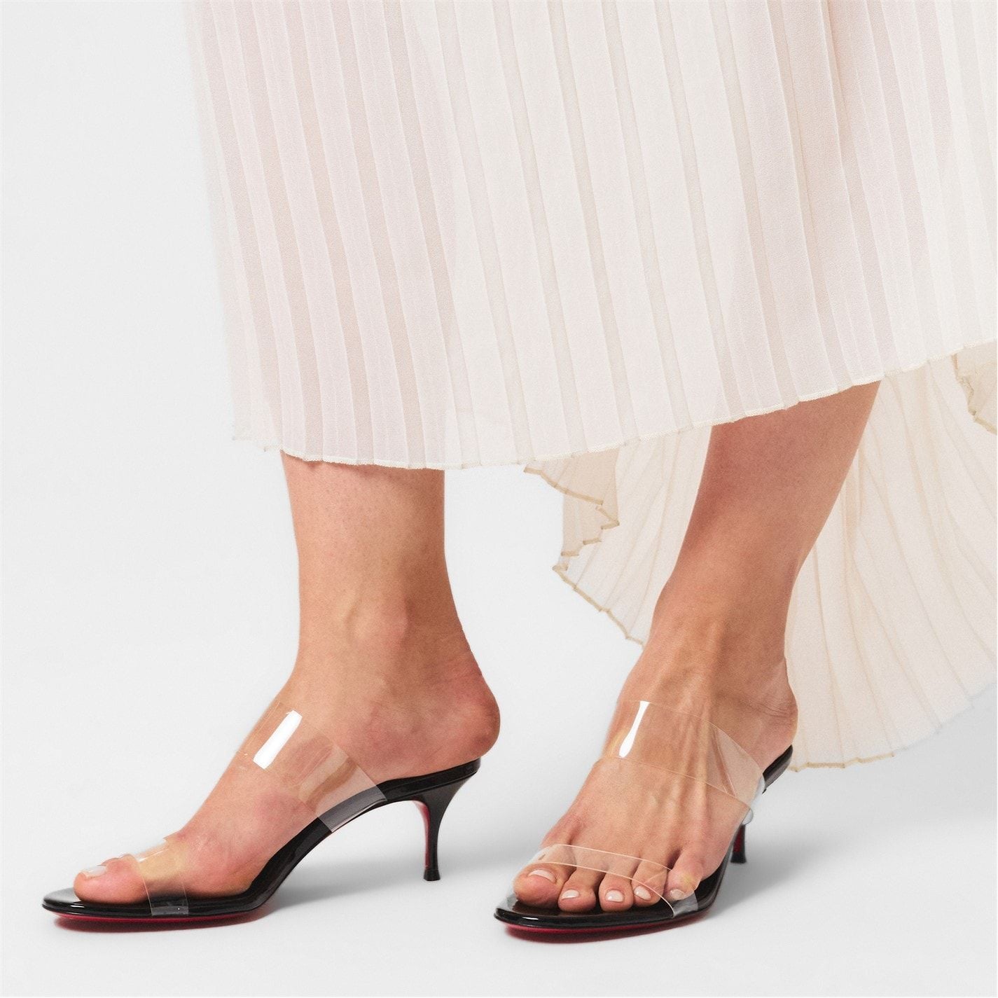 Just Nothing Heeled Mules Black