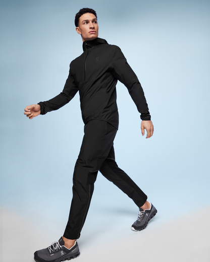 On Waterproof Anorak Black