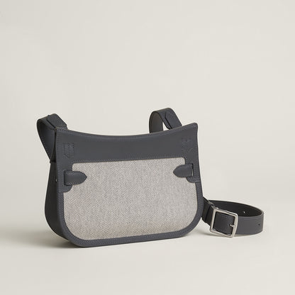  Hermes Jypsiere Mini Toile & Cuir Bag Cru
