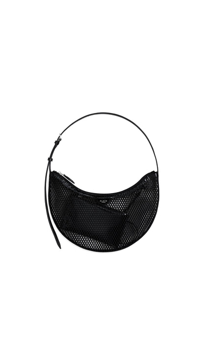 Alaïa One Piece Demi Lune Bag In Fishnet