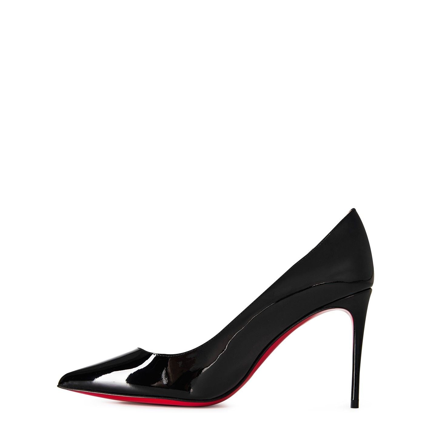  Kate 85mm Patent Leather Pumps Black BK01