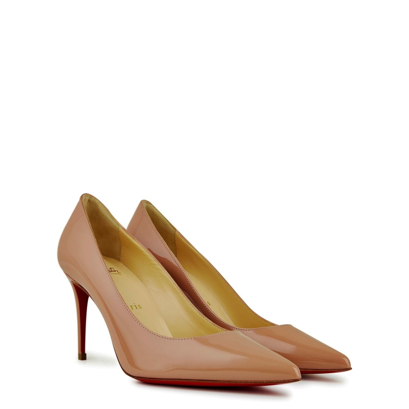  Kate 85mm Patent Leather Pumps Blush PK1A