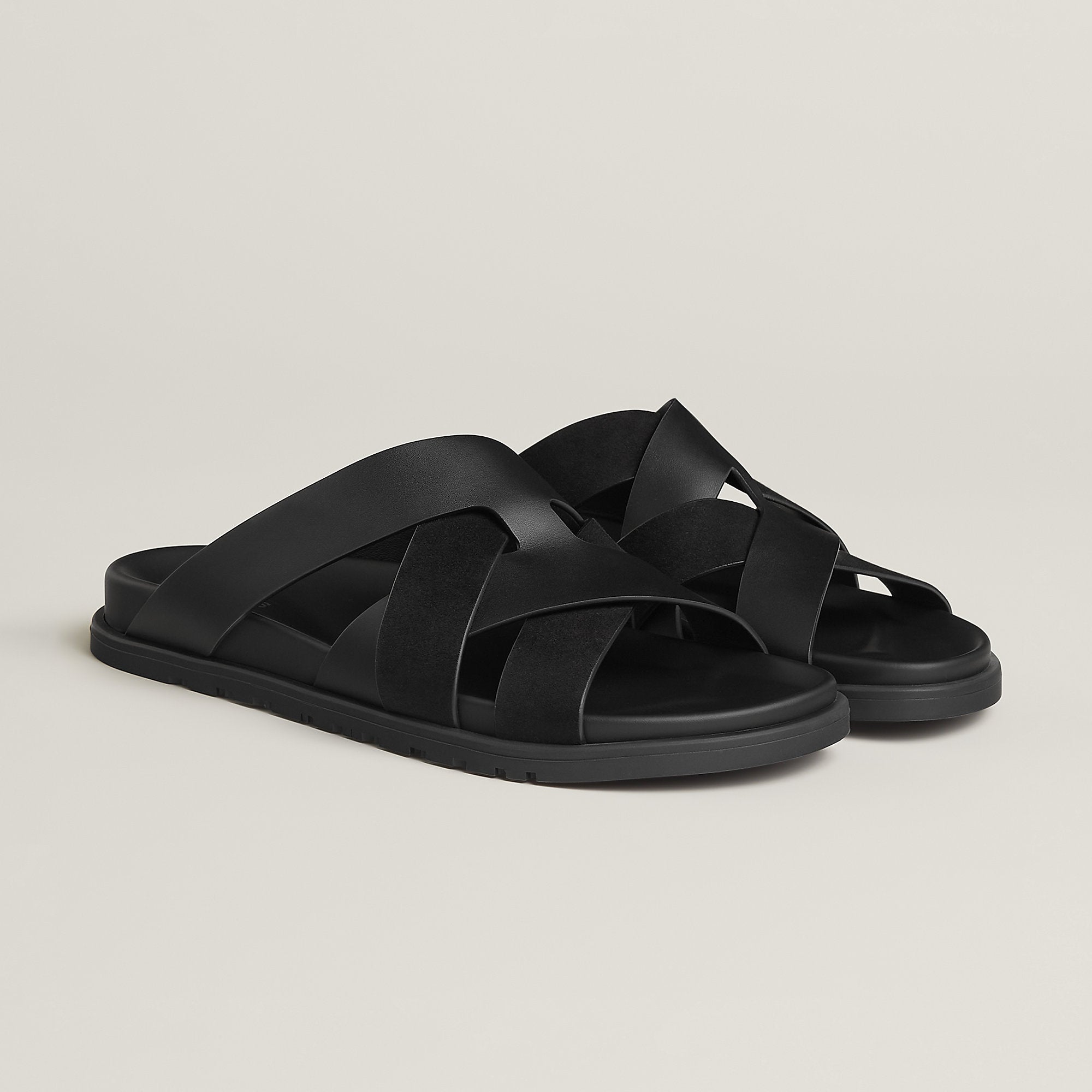  Hermes Kazimir Sandal Noir