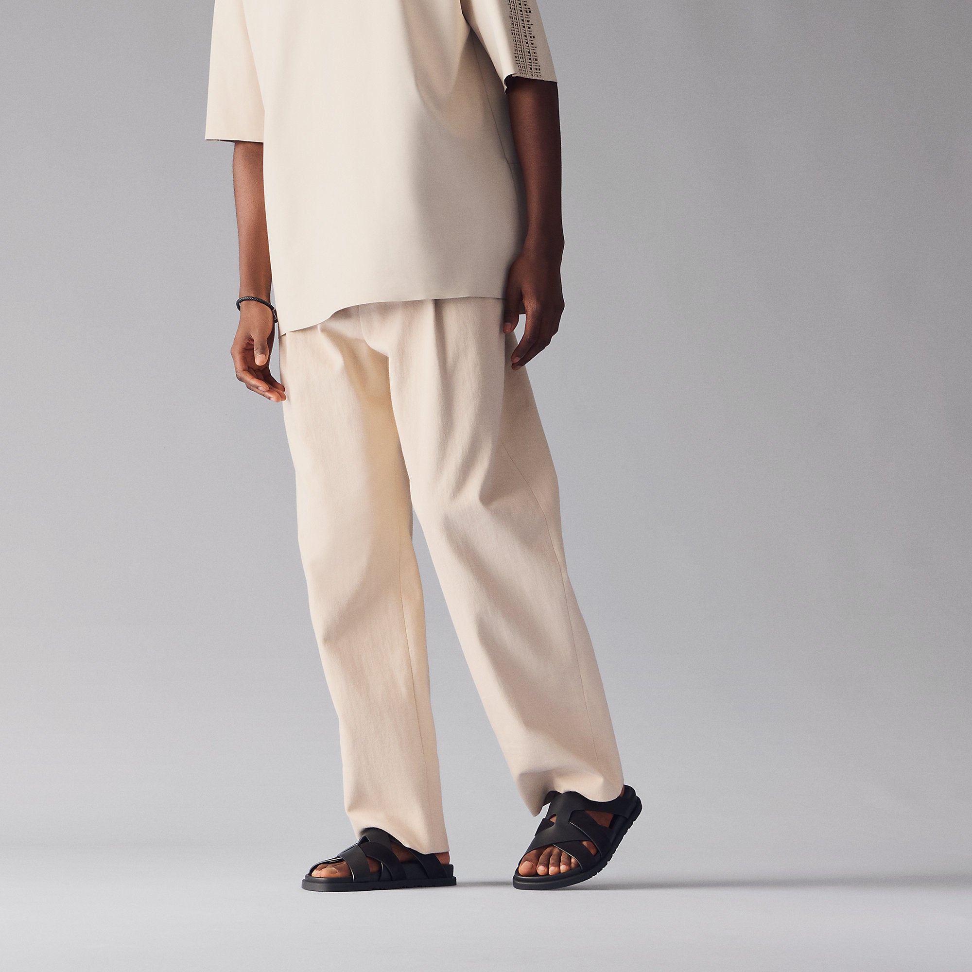  Hermes Kazimir Sandal Noir