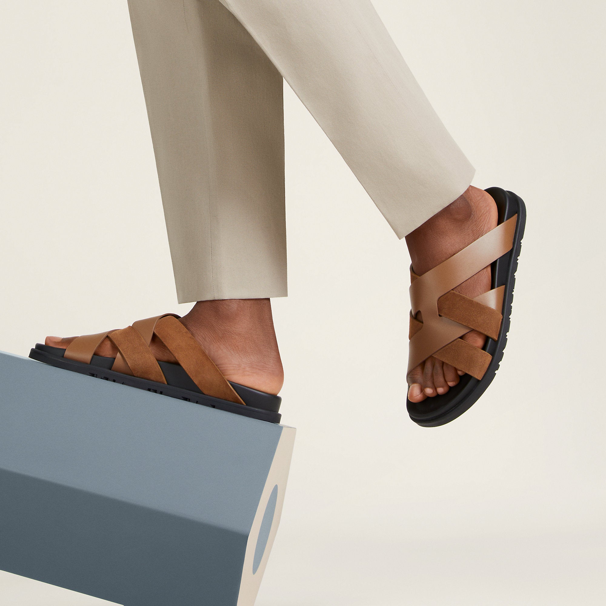  Hermes Kazimir Sandal Noir