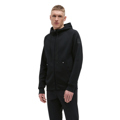 On Zipped Hoodie Black