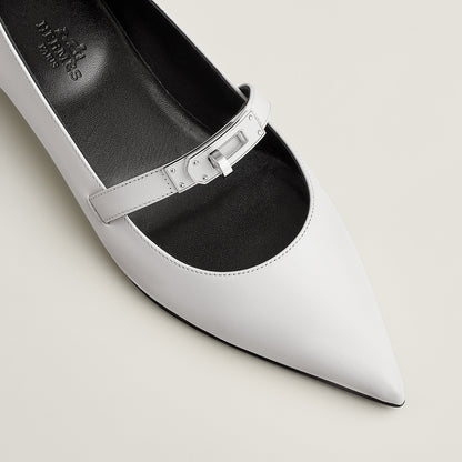  Hermes Kelly Ballet Flat Gris Clair