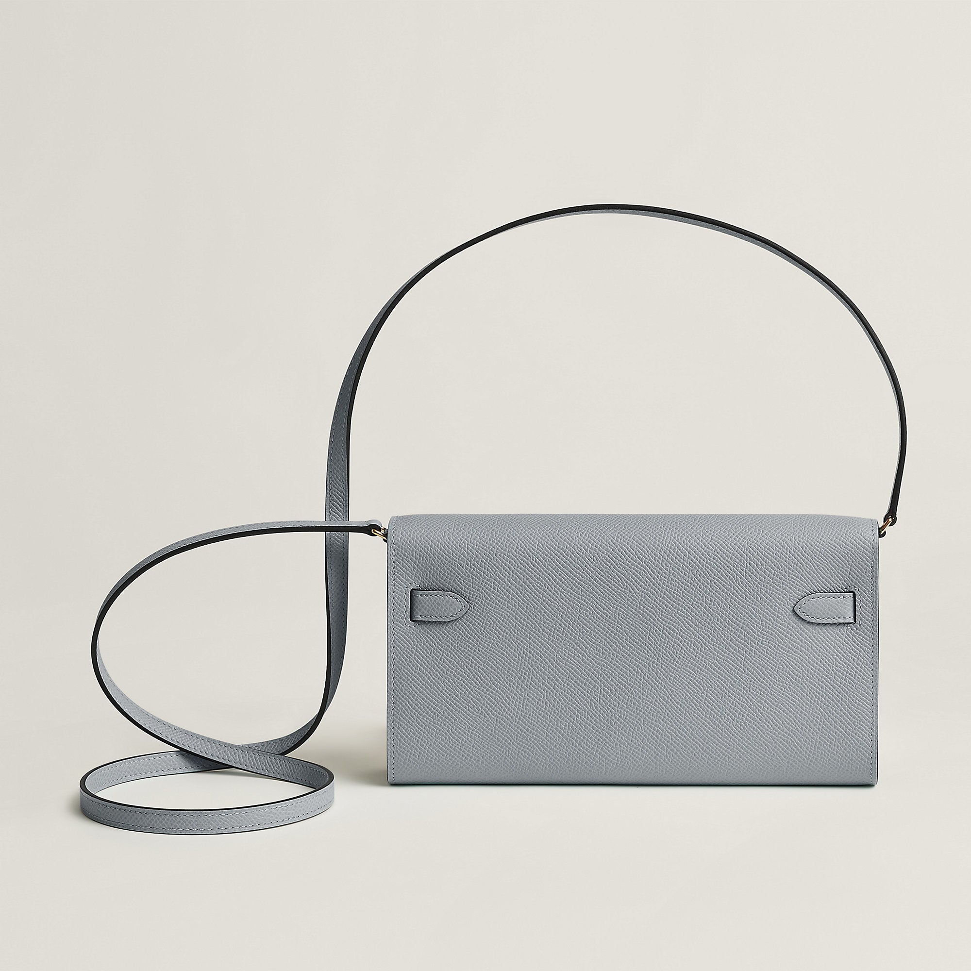  Hermes Kelly Classique To Go Wallet Gris Tain