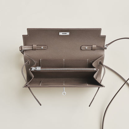  Hermes Kelly Classique To Go Wallet Toupe