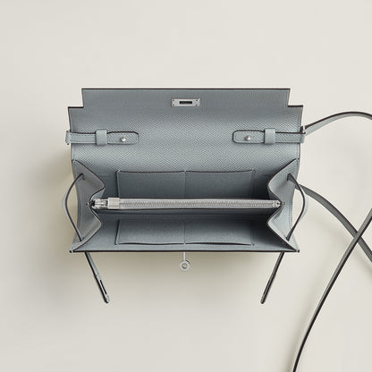  Hermes Kelly Classique To Go Wallet Gris Tain