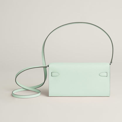  Hermes Kelly Classique To Go Wallet Gris Tain