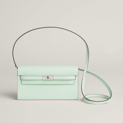  Hermes Kelly Classique To Go Wallet Gris Tain