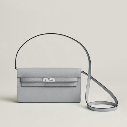  Hermes Kelly Classique To Go Wallet Gris Tain