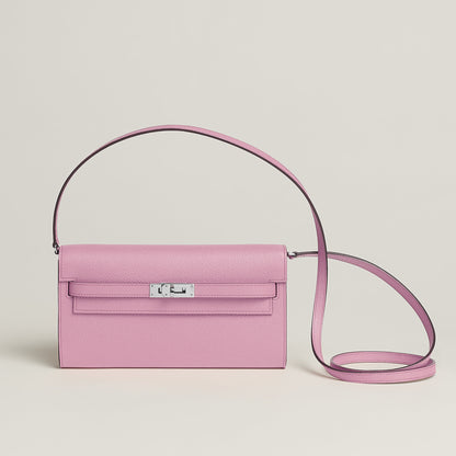  Hermes Kelly Classique To Go Wallet Toupe