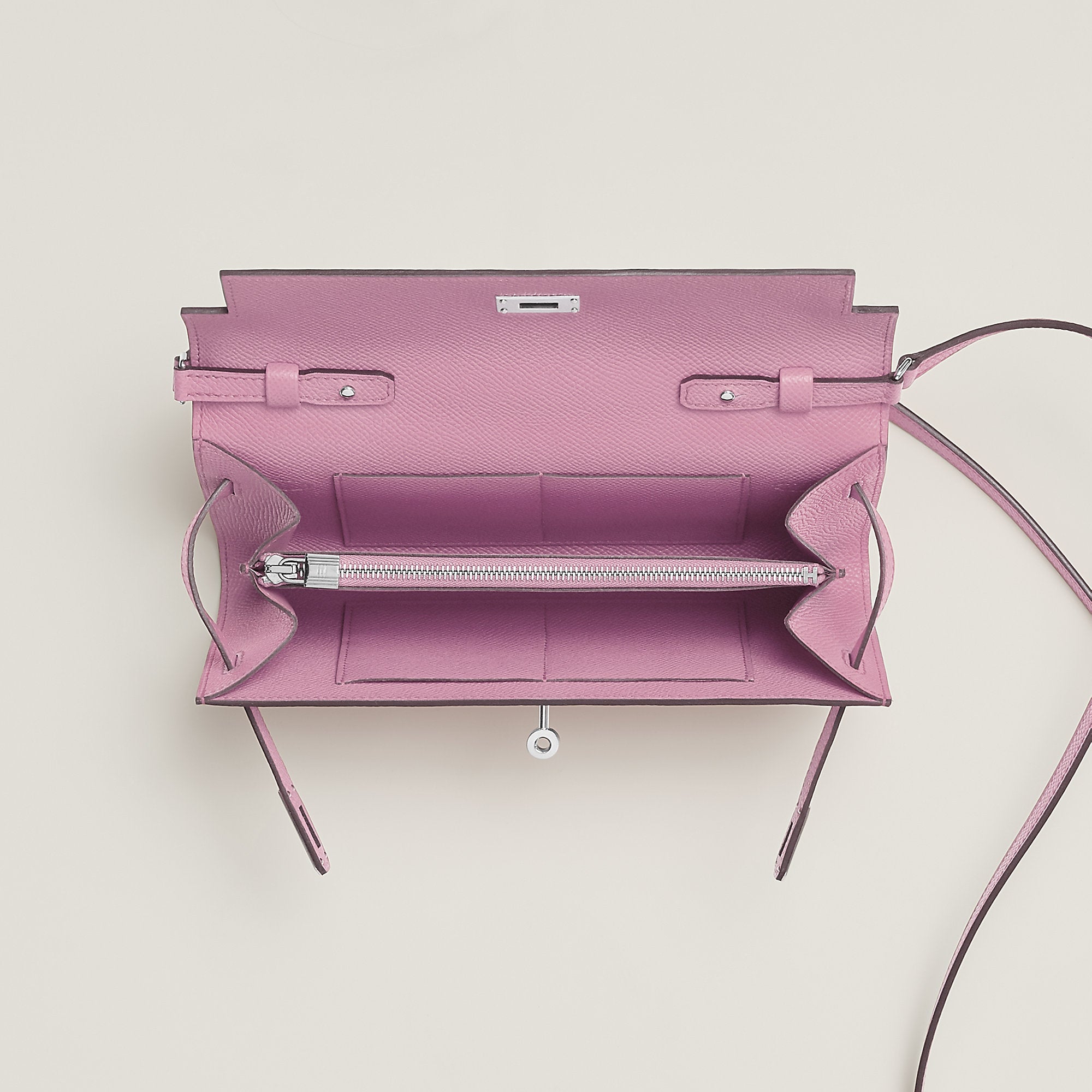  Hermes Kelly Classique To Go Wallet Toupe