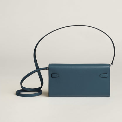  Hermes Kelly Classique To Go Wallet Vert Mangrove