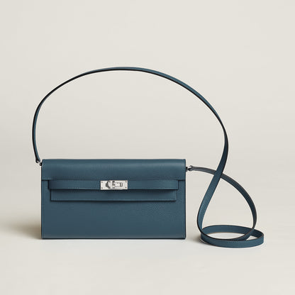  Hermes Kelly Classique To Go Wallet Vert Mangrove