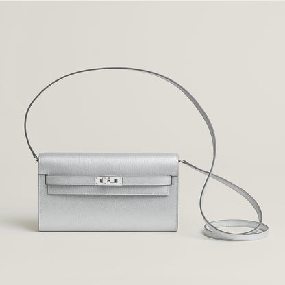  Hermes Kelly Classique To Go Wallet Gris Tain