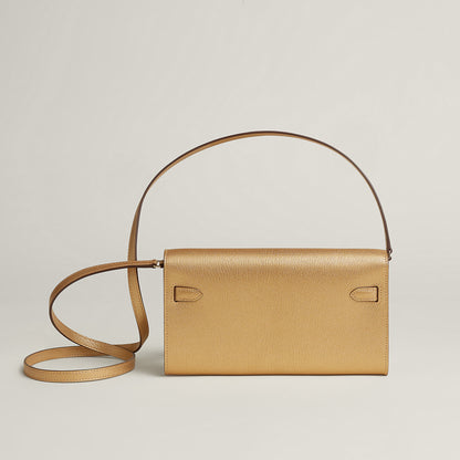  Hermes Kelly Classique To Go Wallet Vert Mangrove