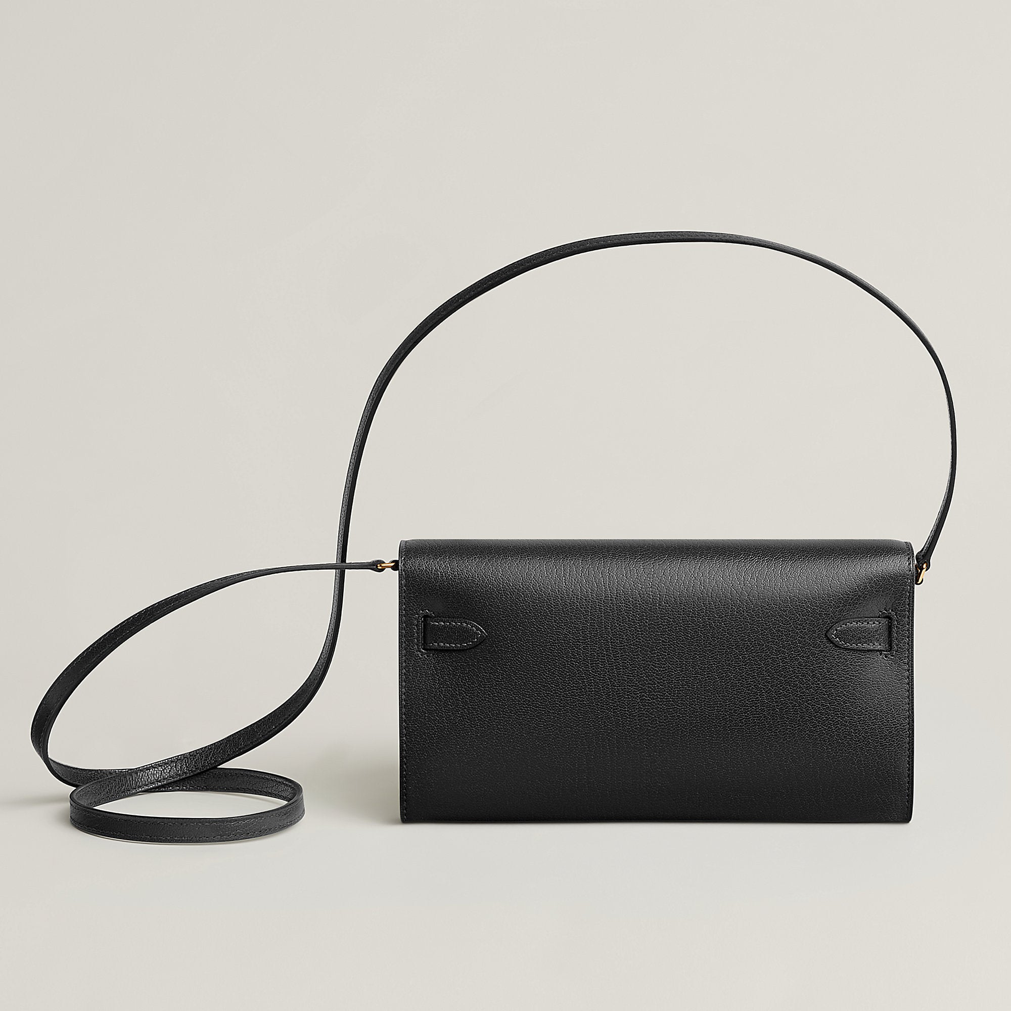  Hermes Kelly Classique To Go Wallet Gris Tain