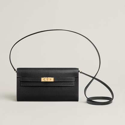 Hermes Kelly Classique To Go Wallet Gris Tain