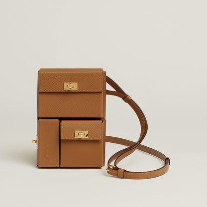  Hermes Kelly Multipocket To Go Pouch Gold