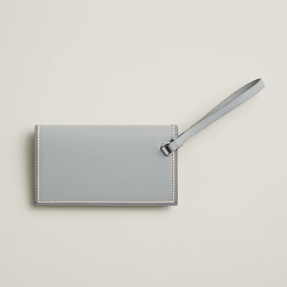  Hermes Kelly Pocket Long Wallet Toupe