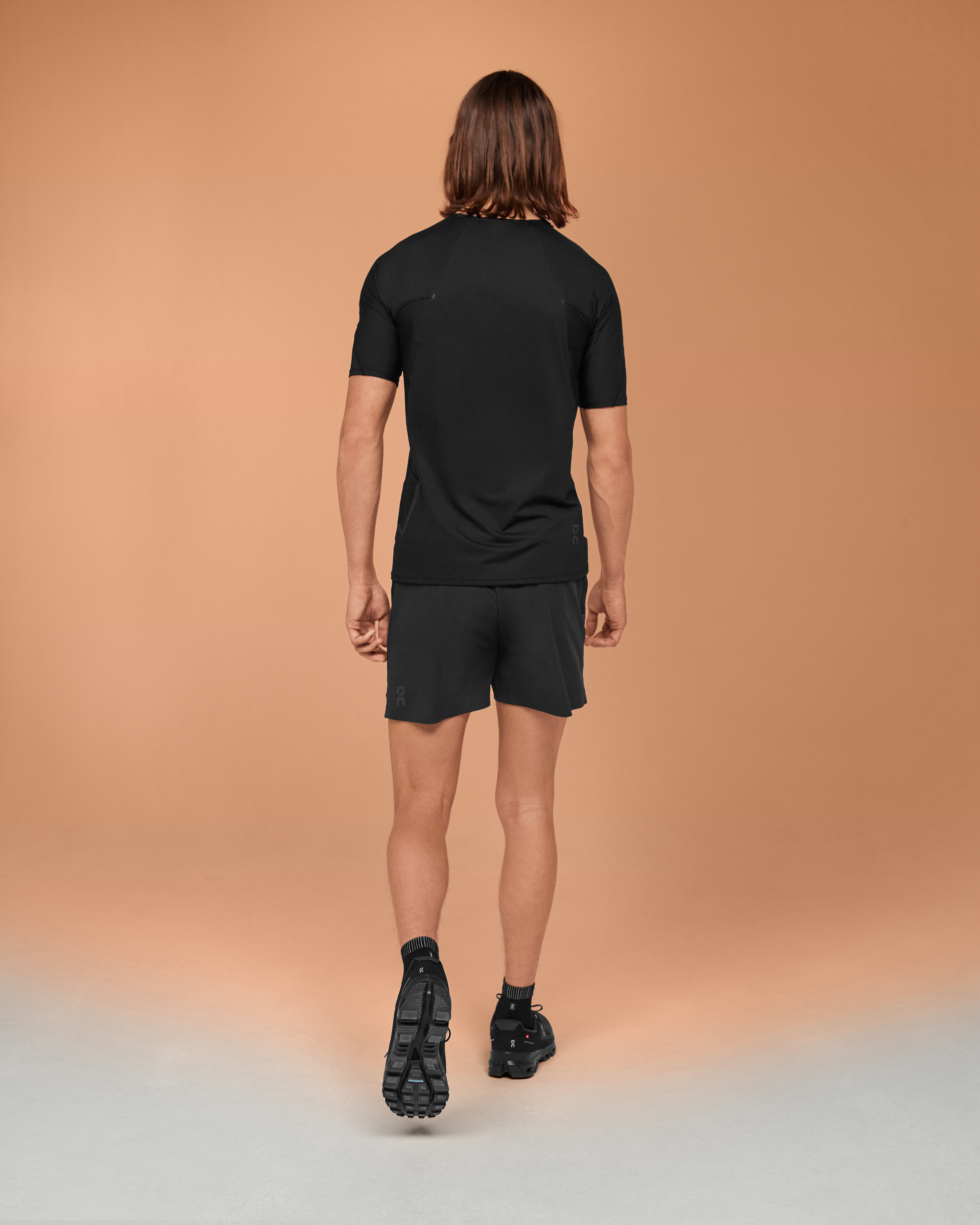 on ultra shorts Black