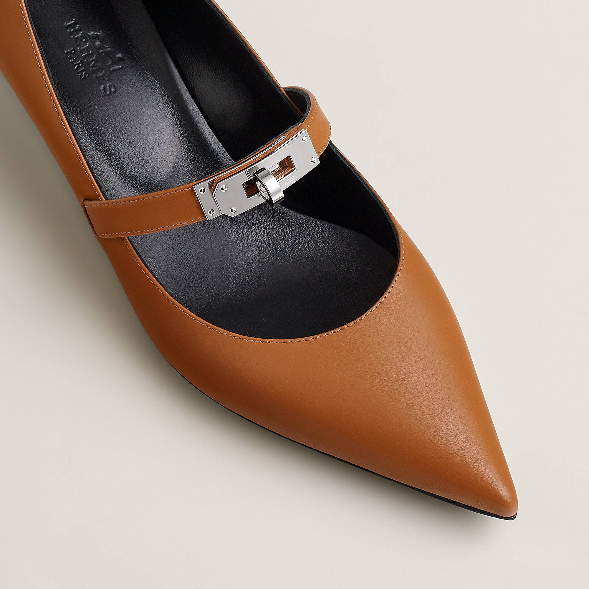  Hermes Kiara 40 Pump Naturel Clair
