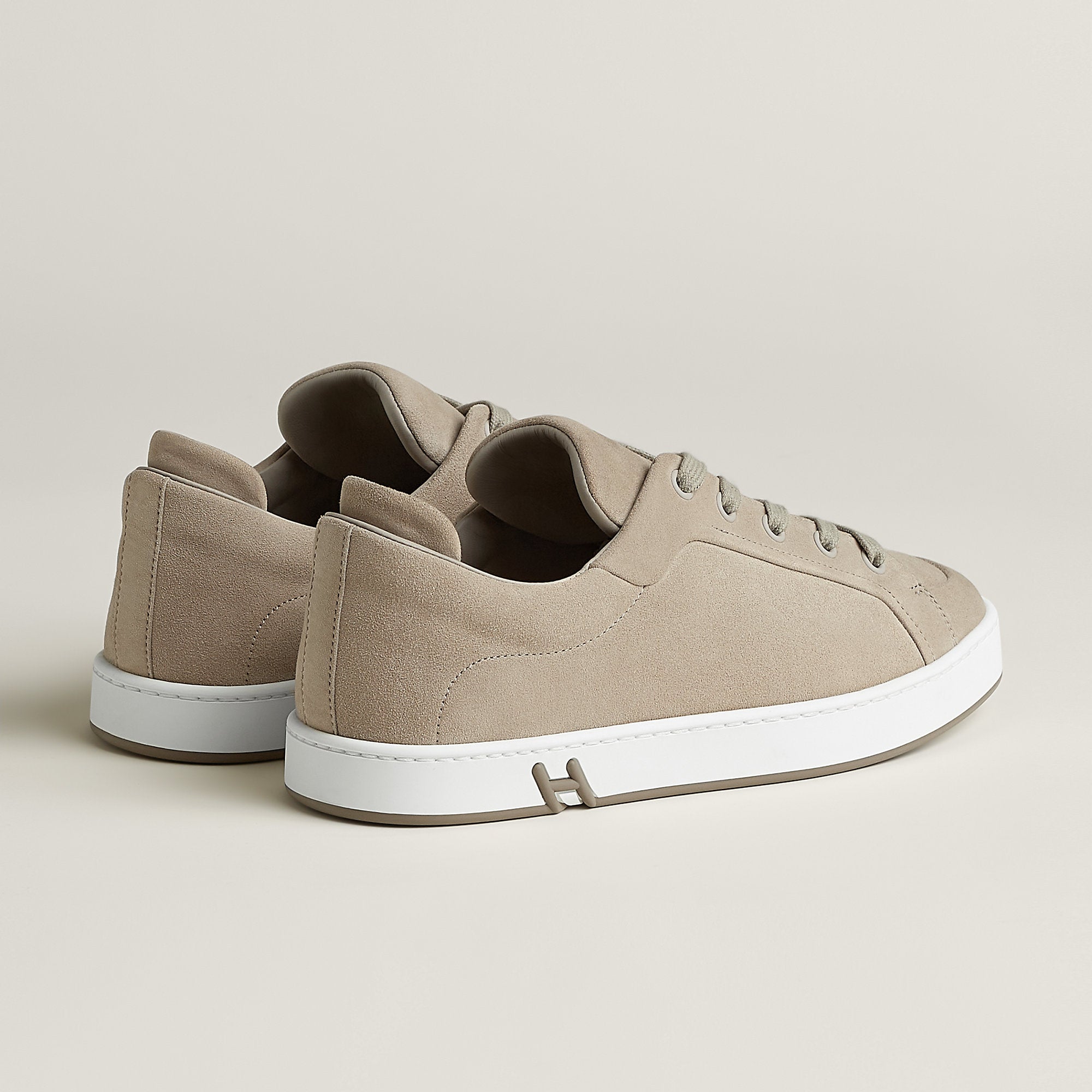  Hermes Kid Sneaker Beige Galet