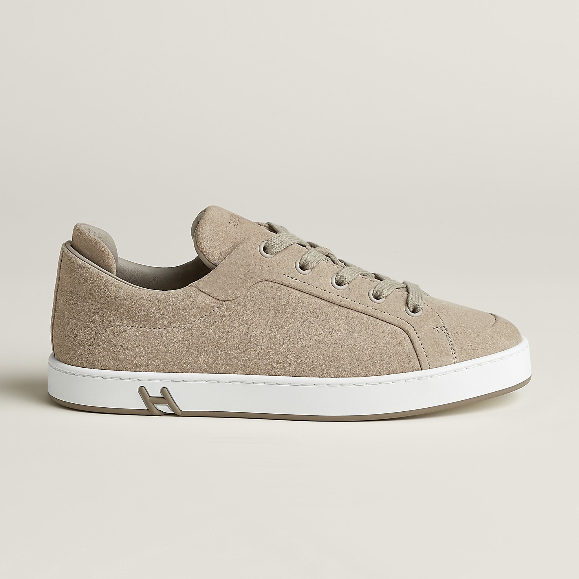  Hermes Kid Sneaker Beige Galet